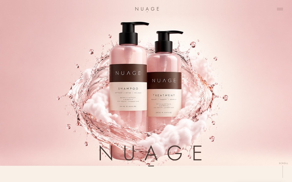 架空ブランド NUAGE のLPのファーストビュー